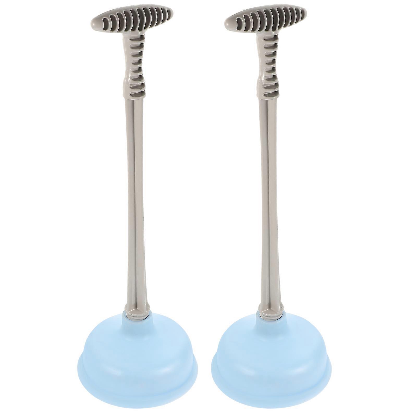 Practical Suction Sanitary Sewer Pipe Cleaning Tool 2Pcs Assorted Color Designed For Home Office Use