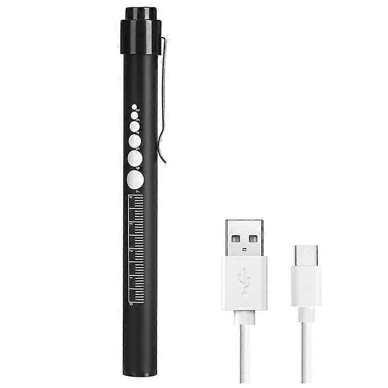 Rechargeable Pen Light with Pupil Gauge LED Penlights