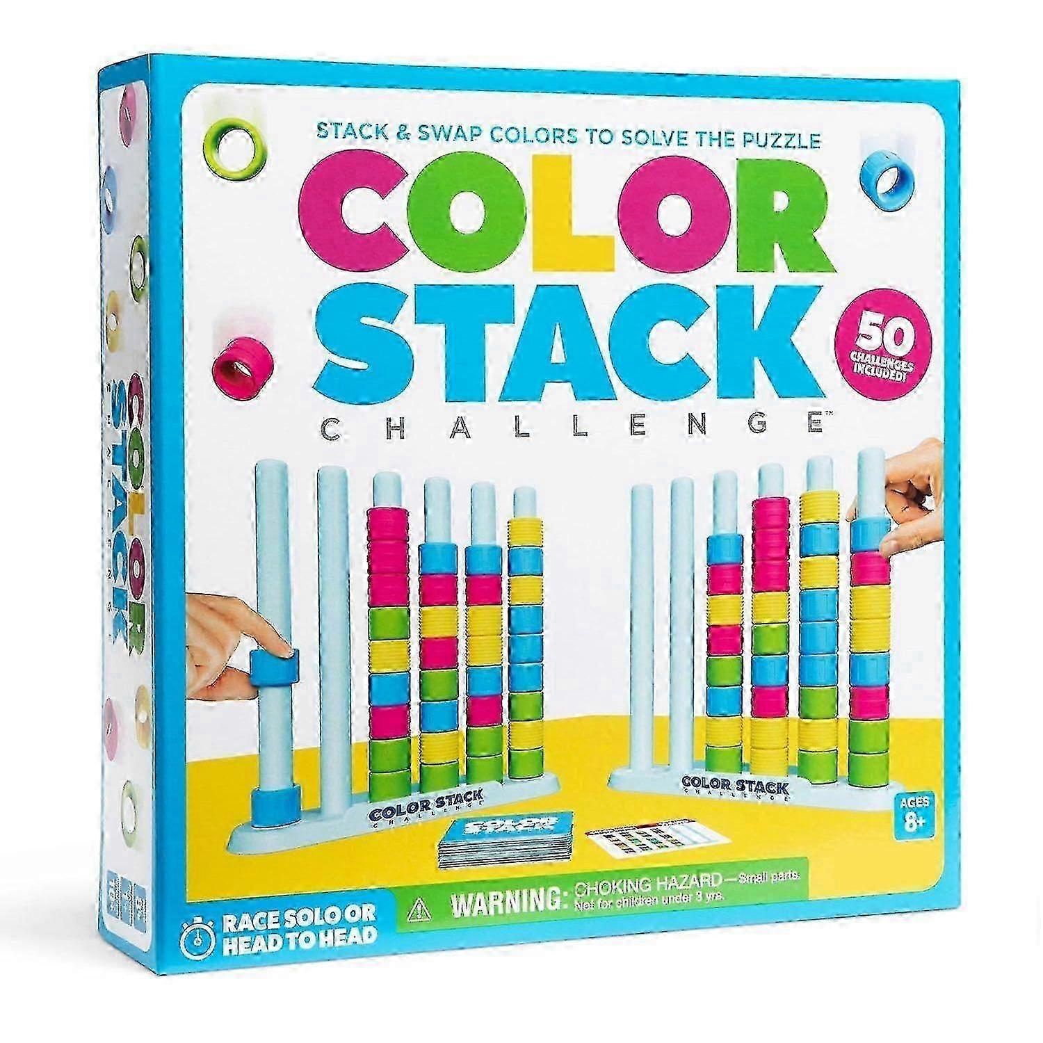 Color Stack Challenge Logická hra pro rodinné herní večery a večírky