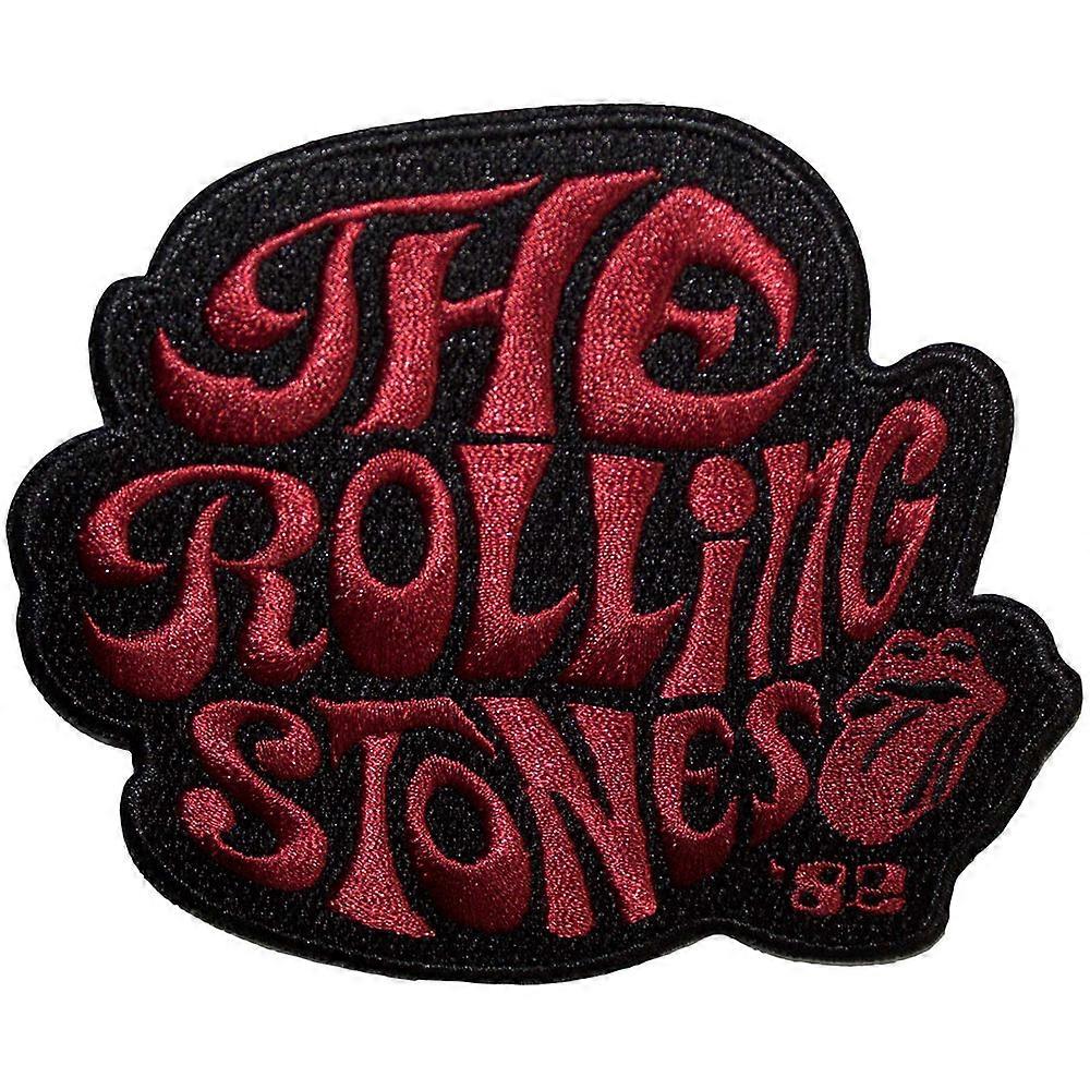The Rolling Stones Swirl Logo 82 Woven Patch