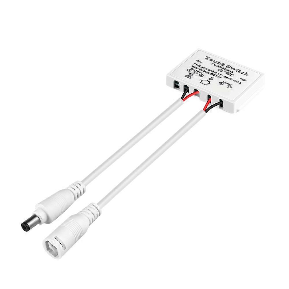 DC12V Dimmable LED Touch Sensor Switch Brightness Adjustable for Bathroom Makeup Mirror Dressing Tab