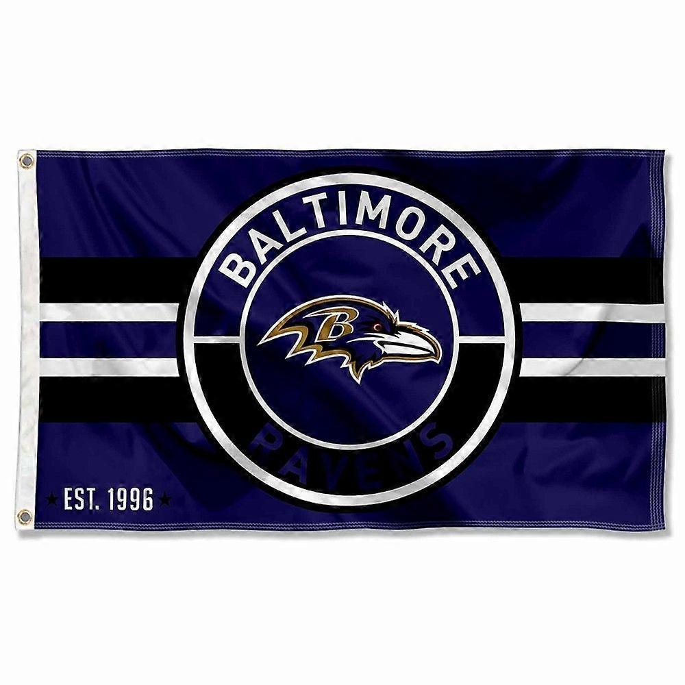Baltimore Ravens Patch Logo Flag Q0327