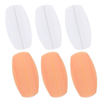 Épaulières pour femmes, lot de 6, en silicone antidérapant, couleurs assorties, pour un usage quotidien