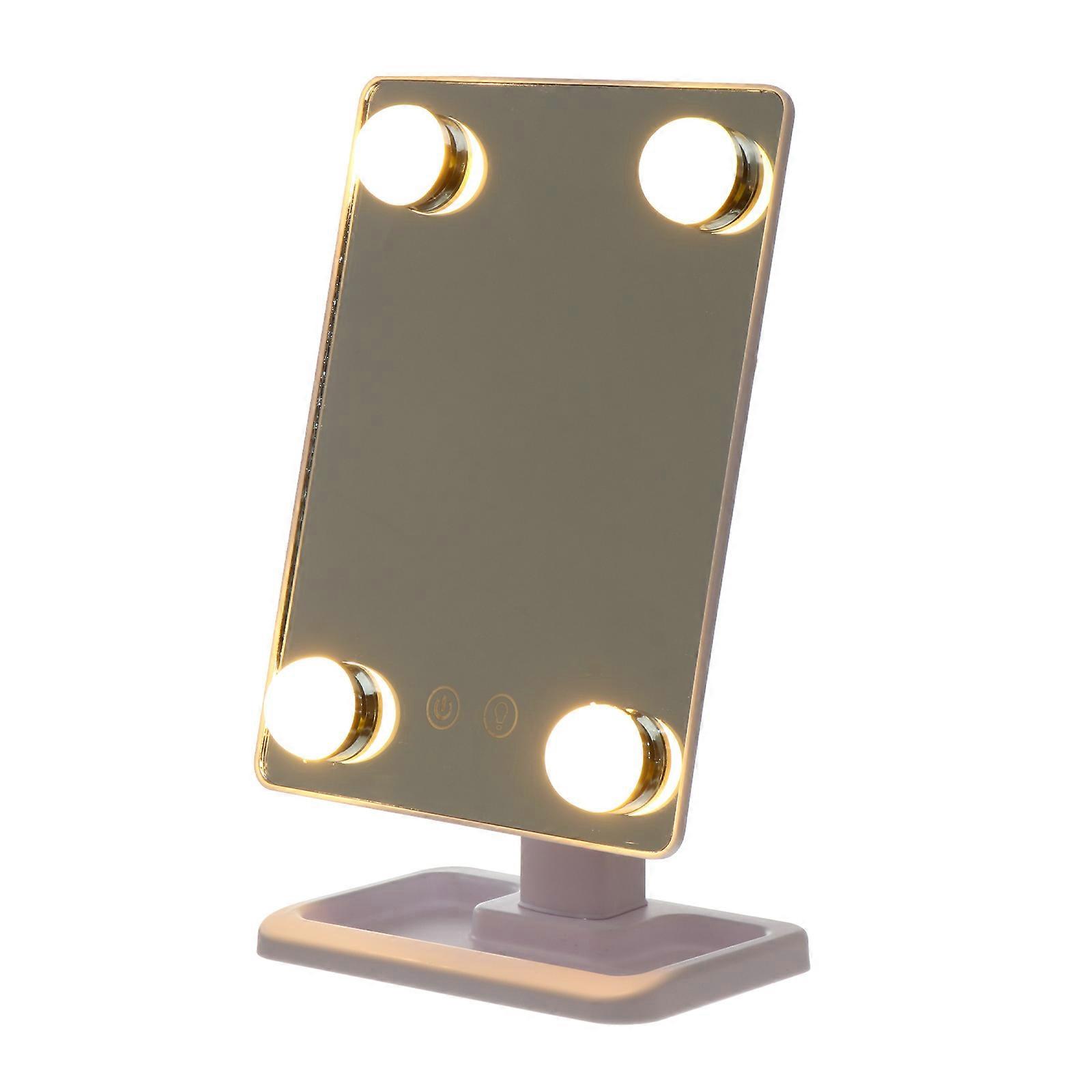 LED Makeup Mirror Mirror with LED Light for Desktop