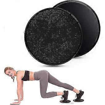 Set Of 2 Fitness Training Core Sliders Gym Core Gliding Disc Floor Glider Gliding Discs Paraglider Slide Discs Fitness Sliding