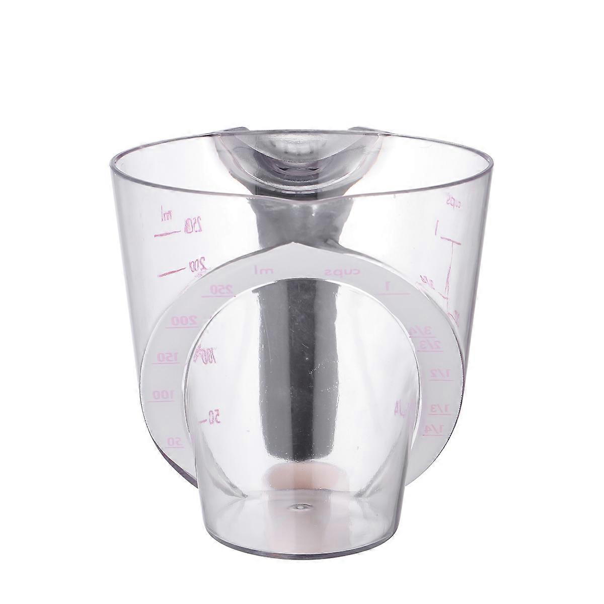 Measuring Cup Plastic Creative Plastic Measuring Cup with Scale 1Pcs