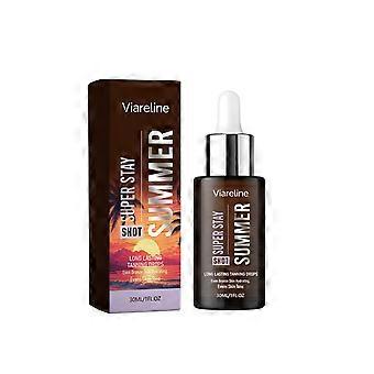 Długotrwałe krople brązujące, 30 ml samoopalające serum do naturalnej brązowej skóry, regulowany odcień, formuła nieklejąca
