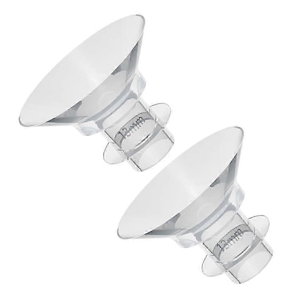 Breast Pump Flange Inserts Silicone for Wearable Use 2Pcs Replacements
