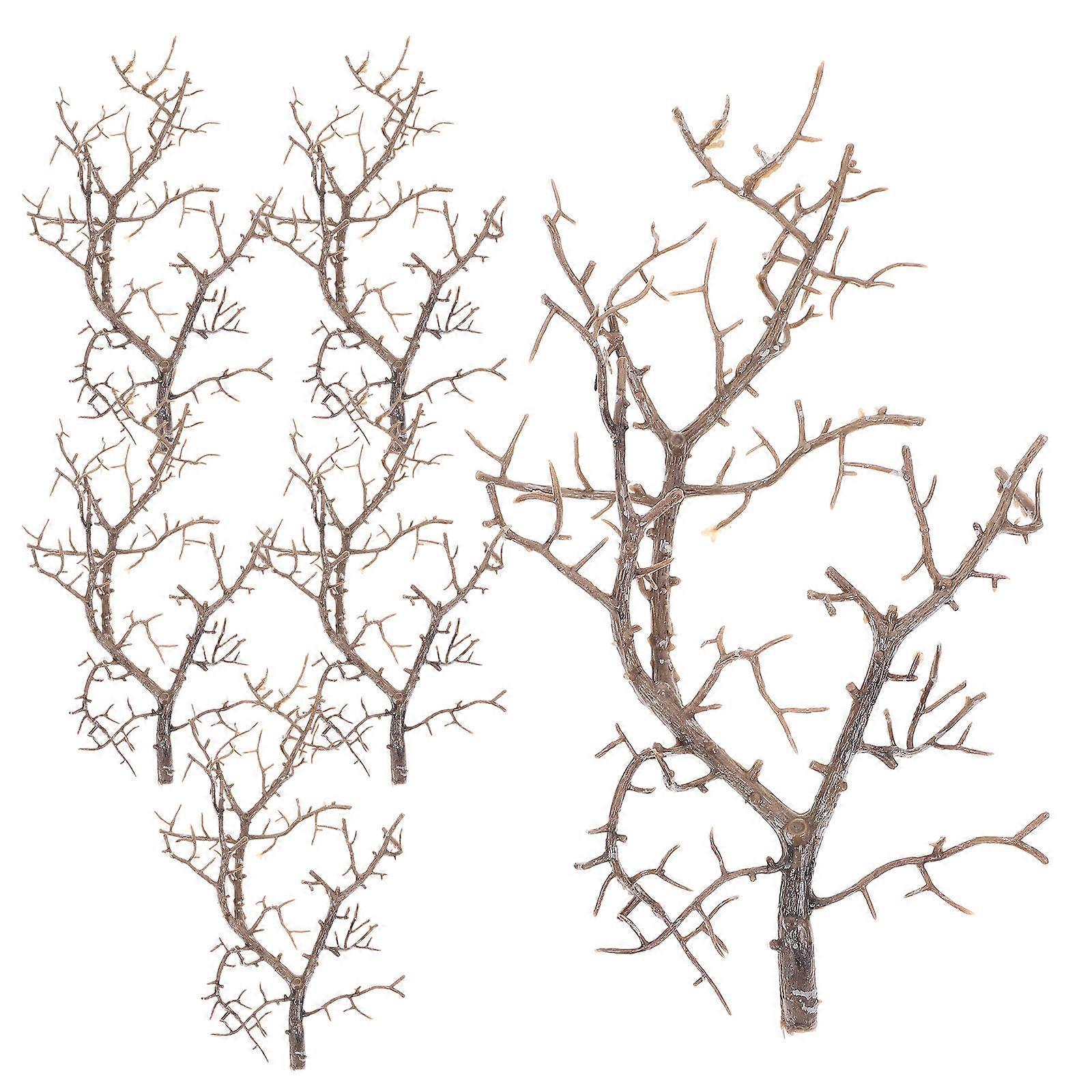 Artificial Tree Stems for Decorating 6Pcs Plastic Coffee Branches