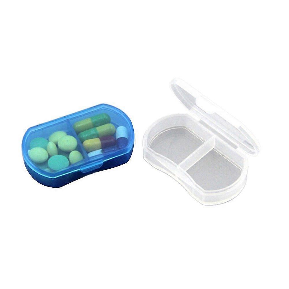 1-pack Mesh Pill Box Organizer (2 pillboxes)