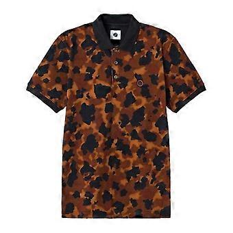 Camisa polo de manga corta con estampado de camuflaje para hombre de Pretty Green