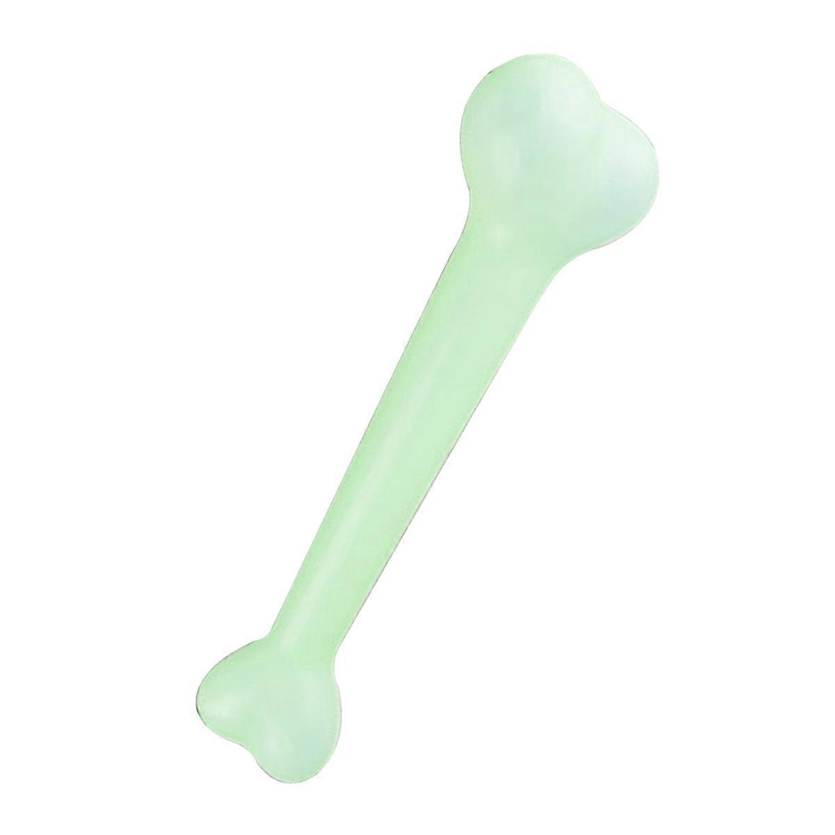 Halloween Props Simulative Human Skeleton Plastic Bones Model Dog Bones Toy False Bones (Light Green)