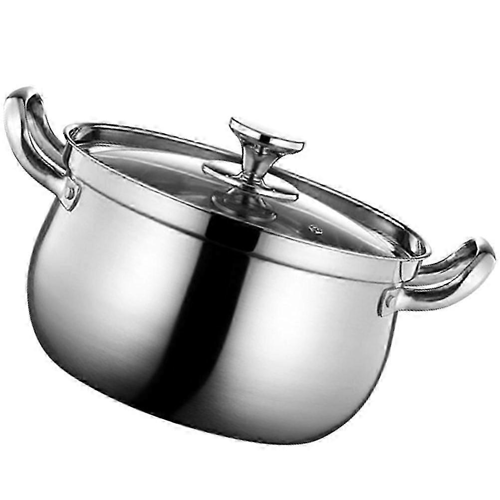 Silver Stainless Steel Multi-Function Cooking Pot Milk Pan 1 Unit