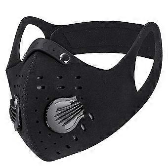 Cycling Mask Activated Carbon Anti-Pollution Masks Breathing Valve Protective Cycling Mask With Filter Windproof Dust Mask