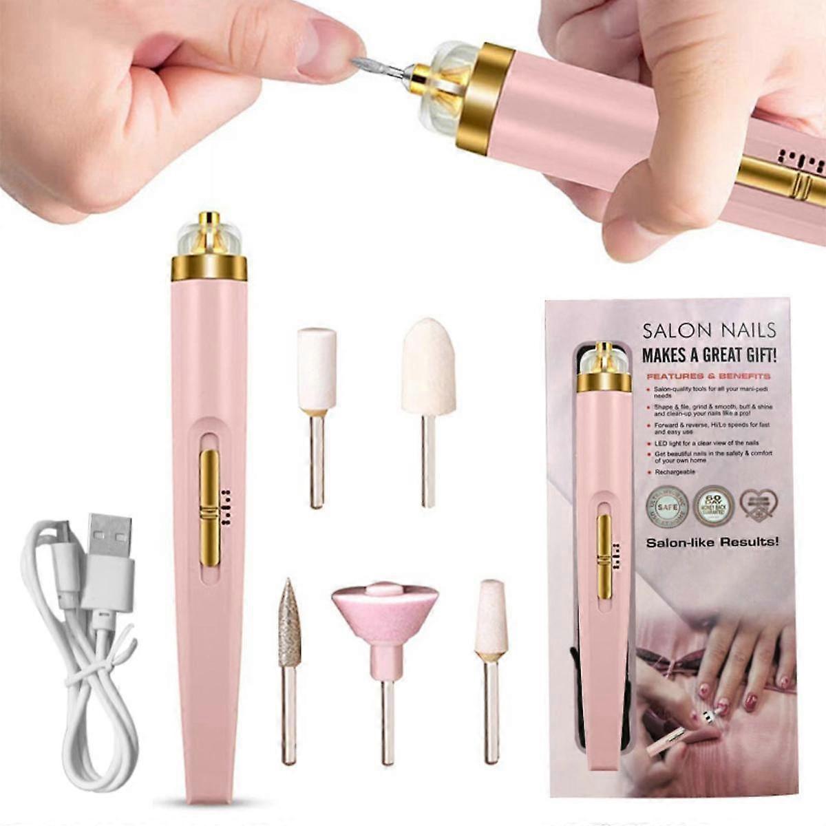 1PC Electric Manicure Machine with Five-in-One Functionality and USB Power Supply