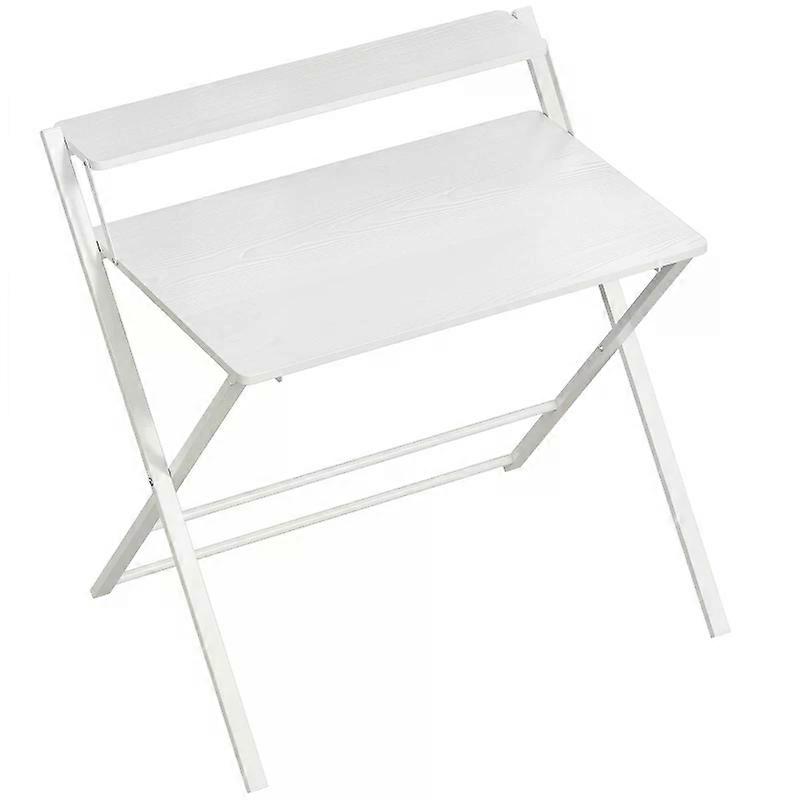 Compact Folding Desk with Storage Shelf