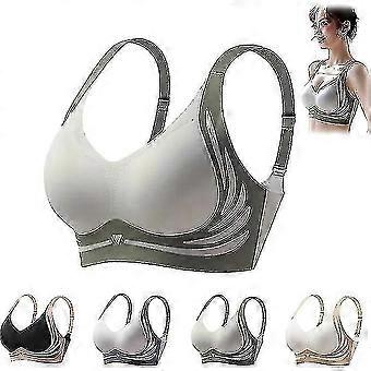 Sujetador, Sujetador Push-Up Inalámbrico Lifting Anti-Flacidez Sujetador Push Up Inalámbrico, Sujetador Lift Mujer Lencería Sujetadores Deportivos Diarios 1pcs Verde L