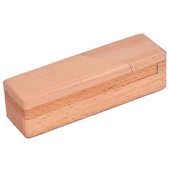 QingHai Puzzle Toy High Durability Relieve Boredom Wood Brain Teaser Gift Box Secret Enigma Puzzle Toy for Home