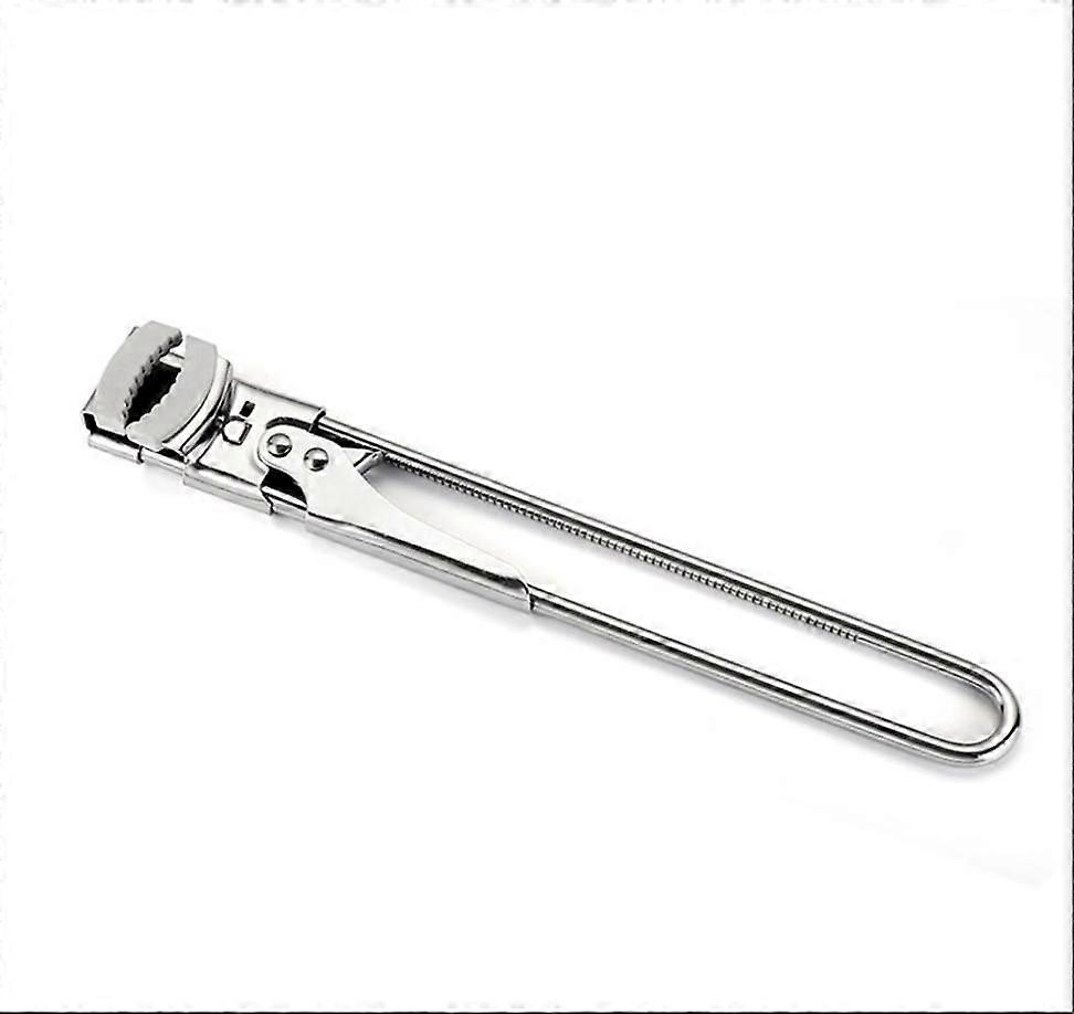 Stainless Steel Adjustable Multi-Function Bottle Opener for Weak Hands, Elderly and Weak Hands (Extended Version)