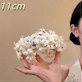 1Pcs Solid Color Acrylic Vacation Style Shark Clip Fashion Sweet Beach Floral Hair Claw Super Fairy Delicate Elegant Hair Clipa