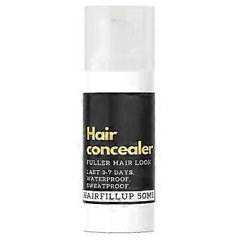 Hairfillup Corrector de Cabello para Hombres Cabello Adelgazante Polvo Cubre Raíces al Instante Polvo Rellenador de Cabello Natural