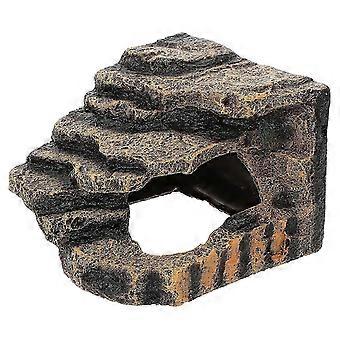 prodef Schildkröten-Sonnenplattform, kompatibel mit der Reptilien-Kletterplattform, kompatibel mit dem Aquarium-Ornament „Schildkrötenfelsen“ aus Kunstharz