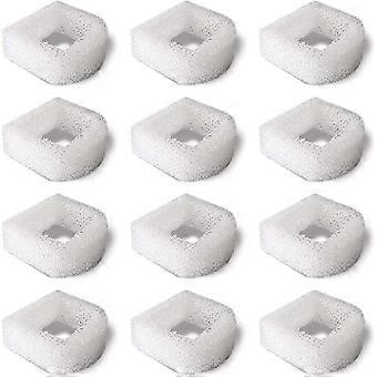 Replacement Foam Filter Accessory (pack Of 12)-compatible With Ceramic Fountains And Drinkwell 360 Steel