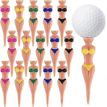 Funny Golf Tees Lady Bikini Girl Golf Tees, 76 Mm/ 3 Inch Plastic Pin-up Golf Tees, Home Women Golf Tees For Golf Training