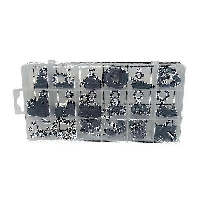 225PC O-Ring Set Black Leather O-Ring O-Ring Sealing Ring