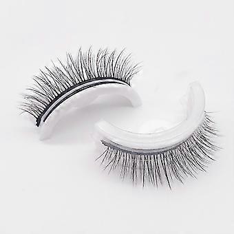 Reusable Adhesive Eyelashes, False Lashes 3d Self Adhesive False Eyelash Easy To Put On Natural Fake Eyelashes