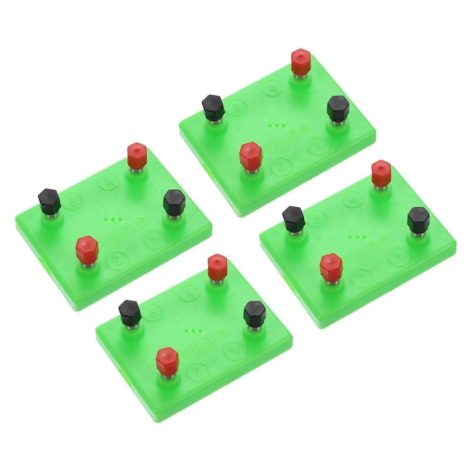 Physics Experiment Kit with Circuit Detection Boards, 4PCS STEM Electricity Learning Set for Classroom
