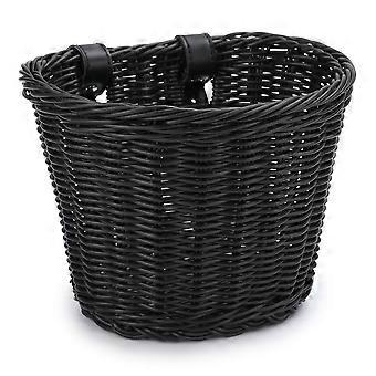 Paniers de vélo pour enfants Panier de cyclisme tissé à la main Panier de chargement en plastique