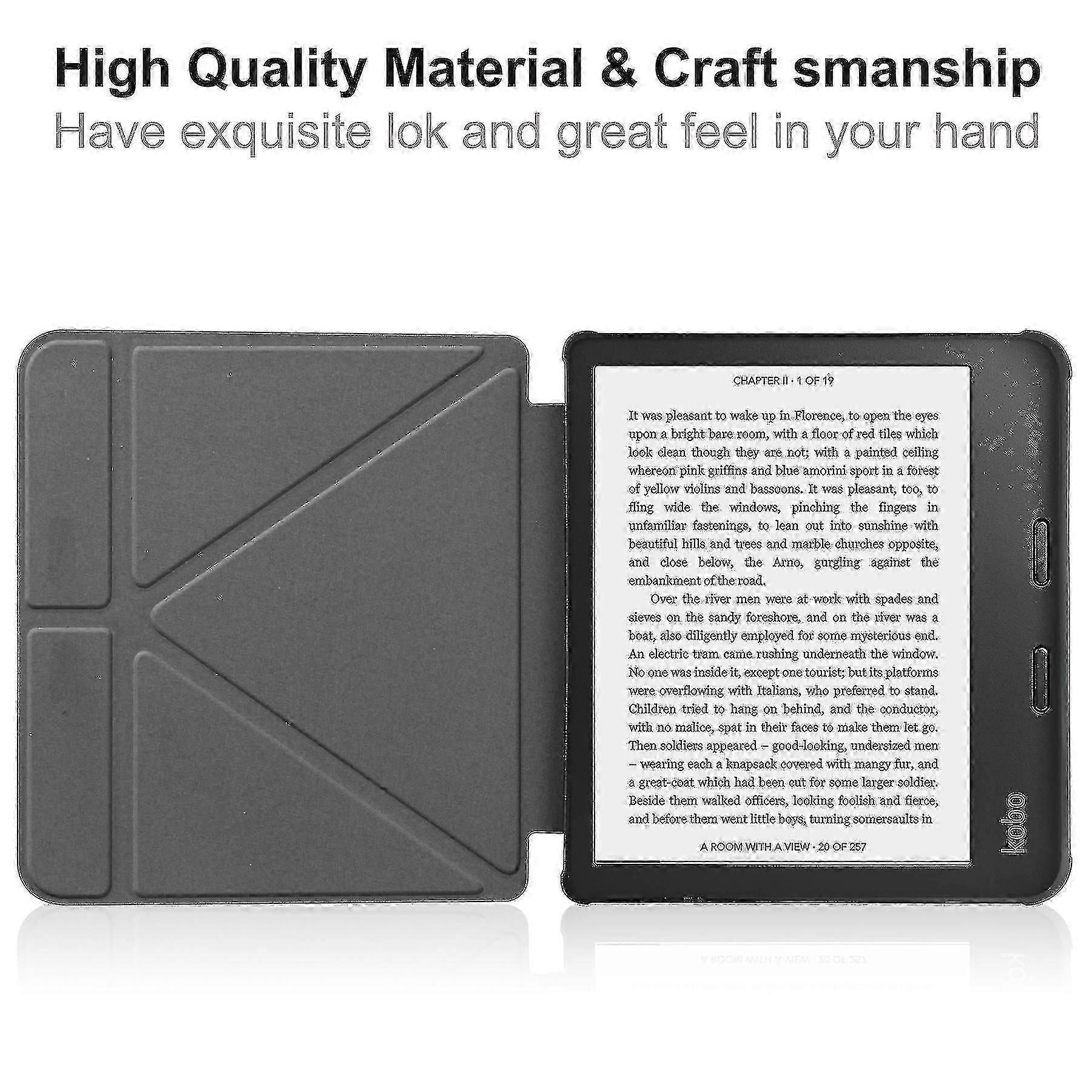 A-case Compatible With Kobo Libra 2 - Book Style Pu Leather E-reader Cover Folio Case