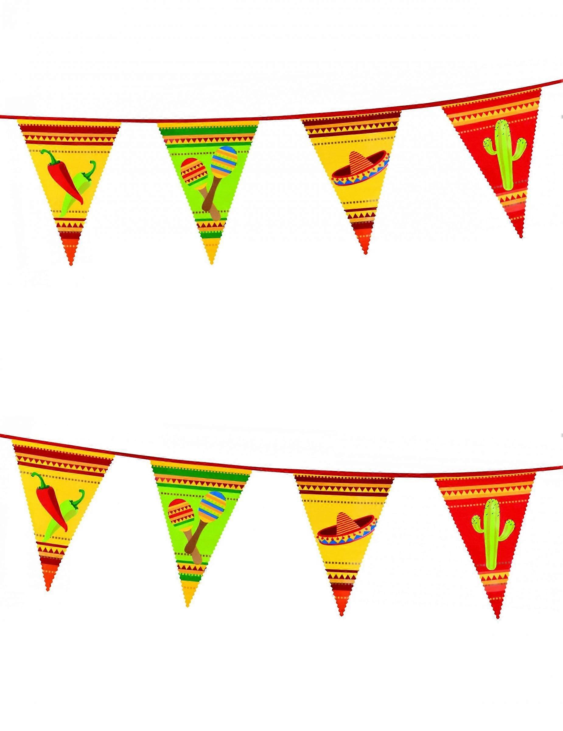 Mexican pennant garland