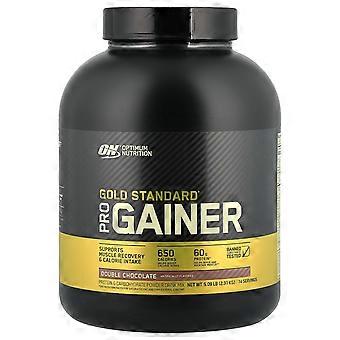 Optimum Nutrition, Gold Standard® Pro Gainer, podwójna czekolada, 5,09 funta (2,31 kg)