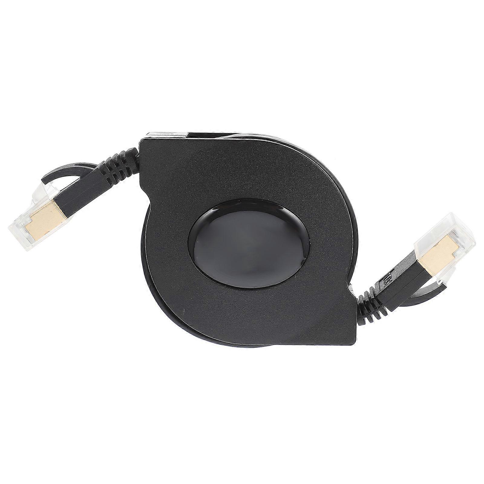 Cat 7 Patch Cable for Desktop Computer Use 1.5m Telescopic Network Cable