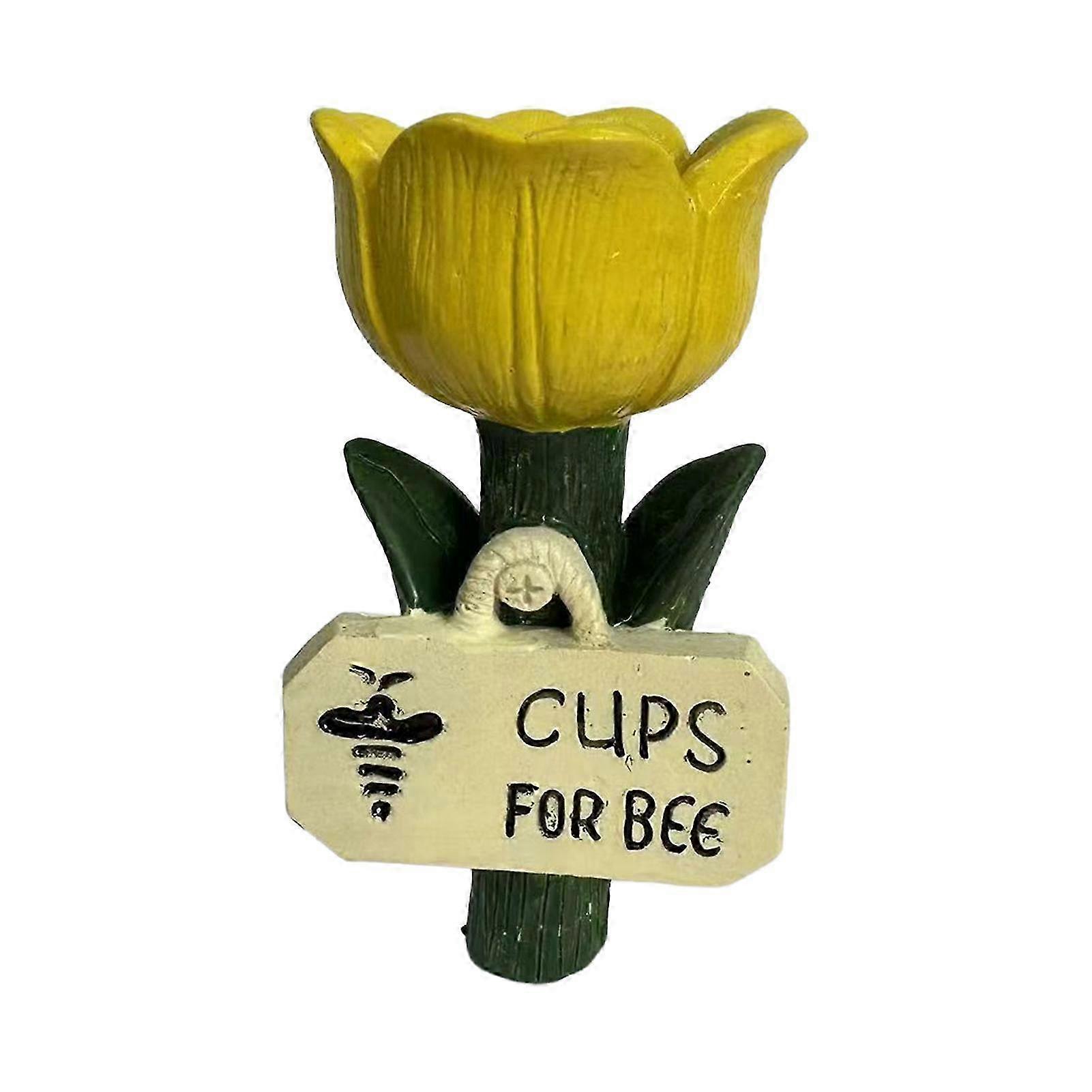 Resin Flower Pollinator Cup