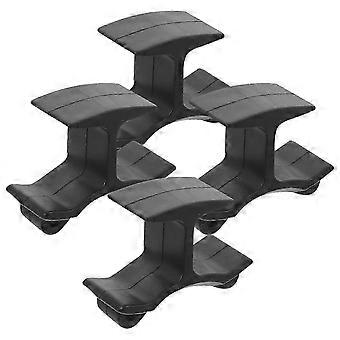 4pcs Plastic Whistle Finger Grips Whistles Clamp Trainer Linesmen Accessory
