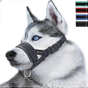 Adjustable Dog Muzzle With Head Strap