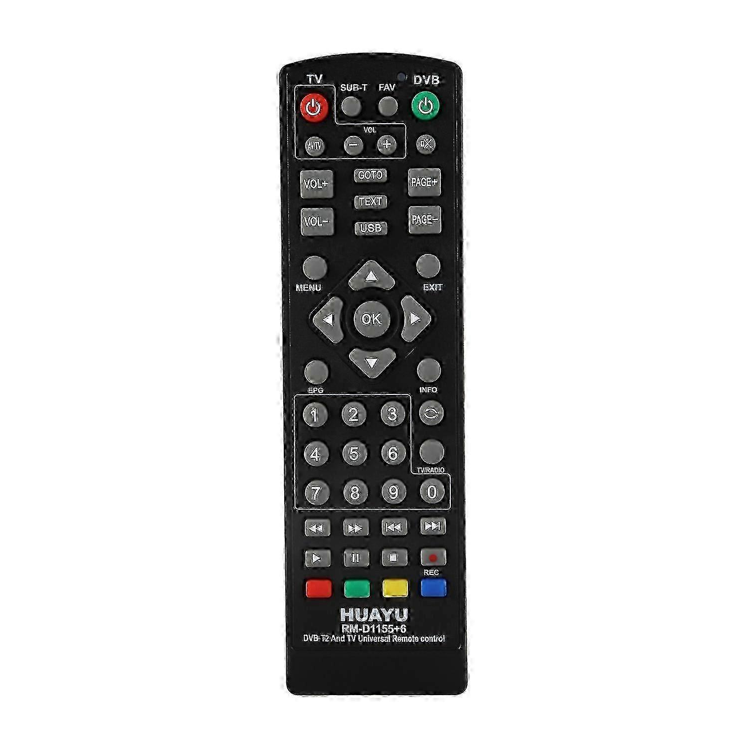 Simple Universal TV Remote DVB-T2