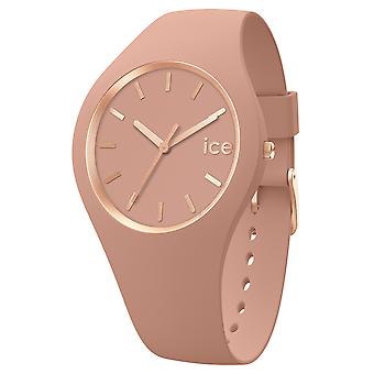 Ice glam brushed watch for Women Analog Quartz with Silicone bracelet IC019525