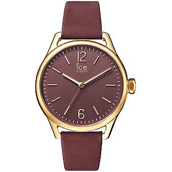 Eiszeit Quarz Analog Frau Uhr mit Kuhfell Armband IC13076