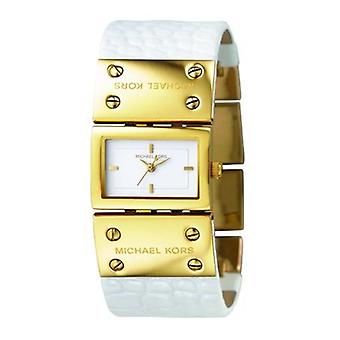Mkors dress leather Watch for Women Analog Quartz with MK2147 Cowskin Bracelet