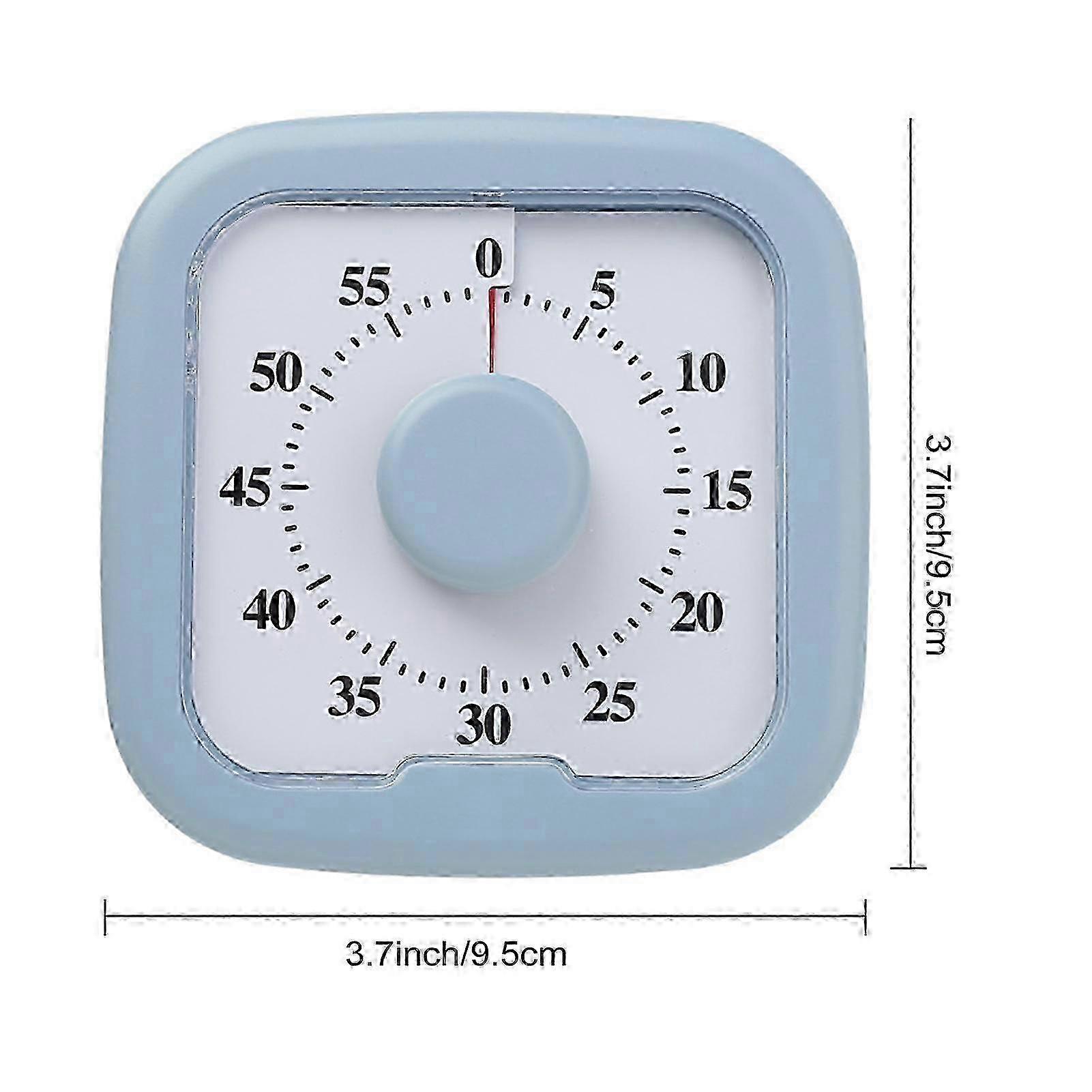Visual Countdown Timer for Kitchen Meetings Silent Magnetic Timer Easy-to-Read Display 60 Minute Classroom Learning Timer