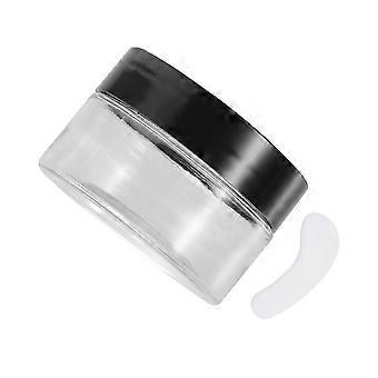 Empty Cosmetic Jar Spoon for Storage Use 110Pcs Transparent Pack