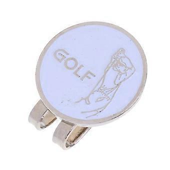 6xSturdy Golfer Magnetic Hat Clip Golf Ball Marker Fit for Golf Cap Visor
