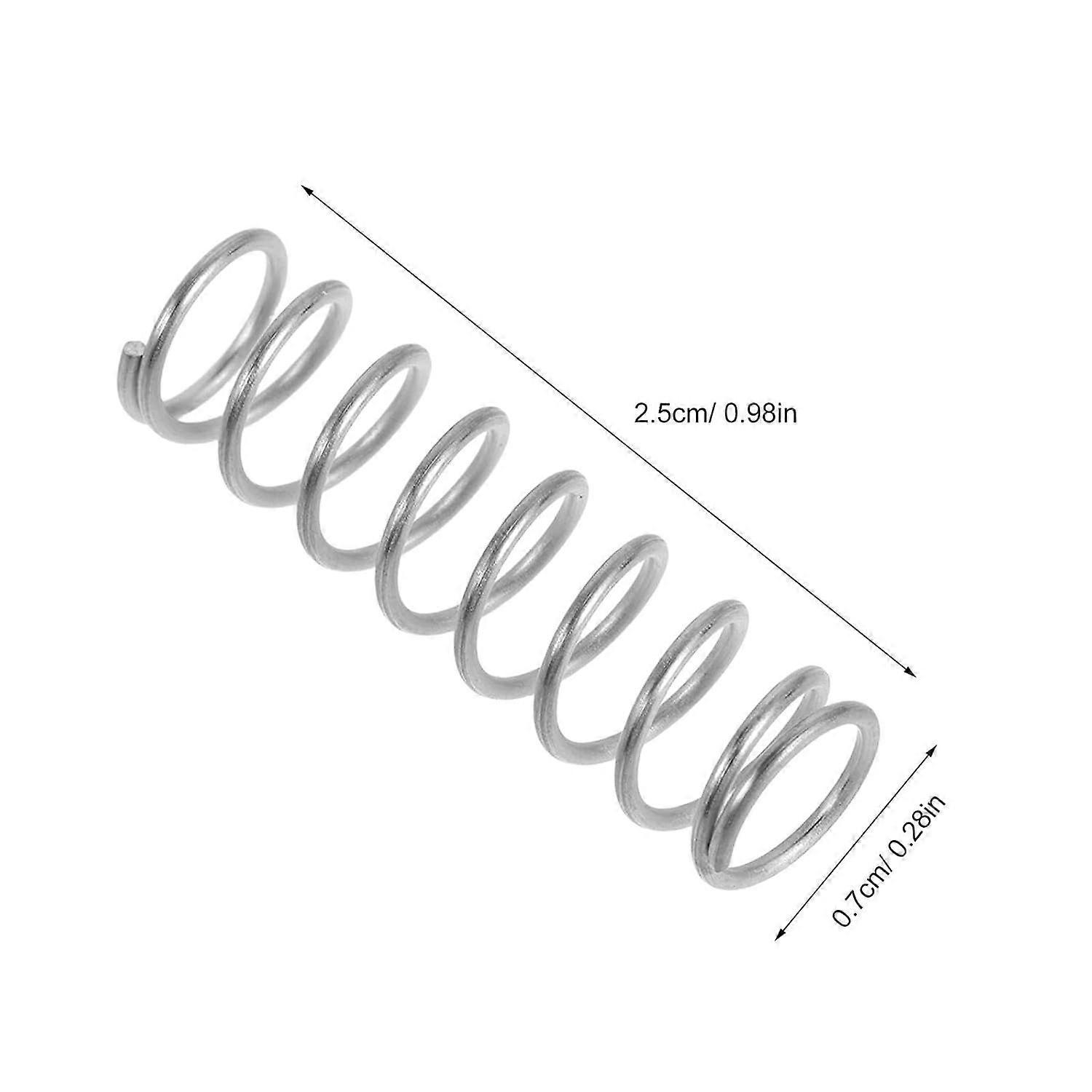 10pcs Stainless Steel Pump Sprayer Spring, 7mm Diameter