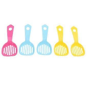 3X 5Pcs Pet Hamster Gerbille Poop Scooper Poo Shovel Bath Sand Clean Shovel