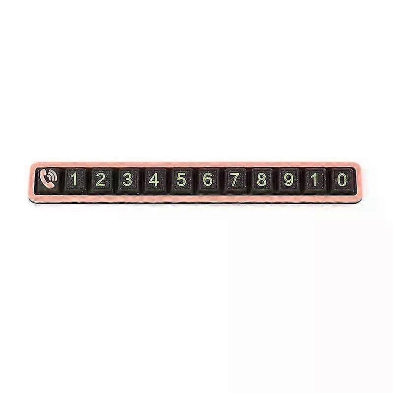 Luminous Temporary Parking Card