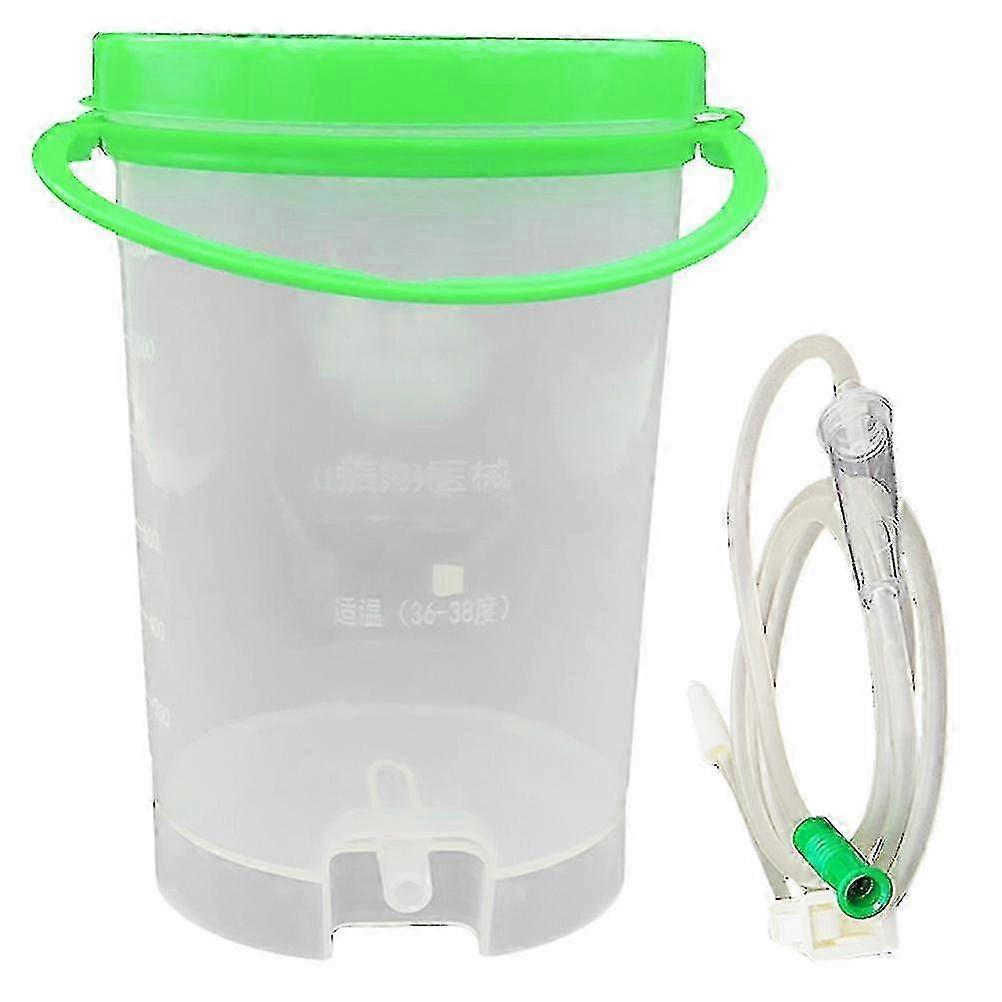 Compact 1200ml Enema Bucket Set